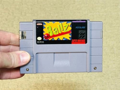 Ballz 3D (Super Nintendo, SNES) Game - Authentic - Tested