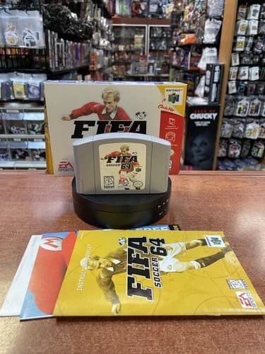 EA Fifa Soccer 64 (Nintendo 64 N64,Vintage Video game)