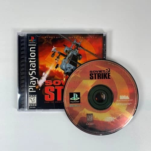 Soviet Strike (Sony PlayStation 1, PS1) Complete CIB Tested WorkING