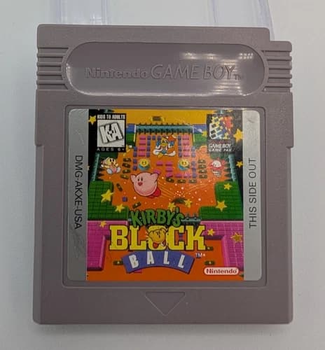 Kirby's Block Ball (Nintendo Game Boy) - Authentic - Tested
