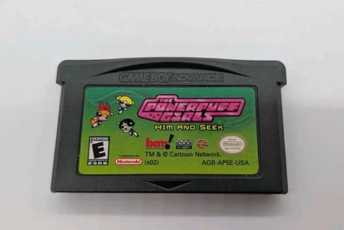 Powerpuff Girls Him and Seek GBA Game Boy Advance Authentic Tested