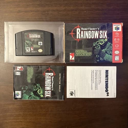 Tom Clancy's Rainbow Six (Nintendo 64 N64) Complete - Tested - Authentic