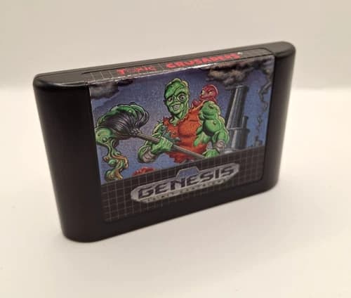 Toxic Crusaders Sega Genesis Cartridge only NICE LOOK!
