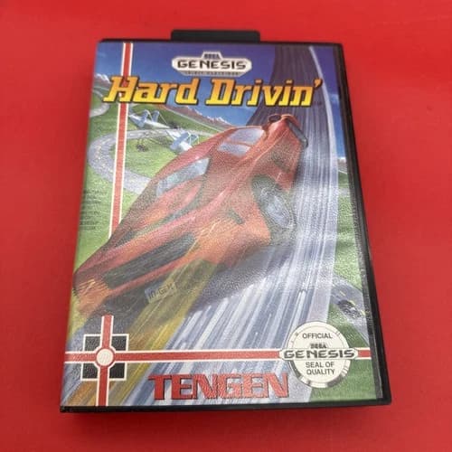 SEGA Genesis - Hard Drivin' - Complete/CIB - Tested