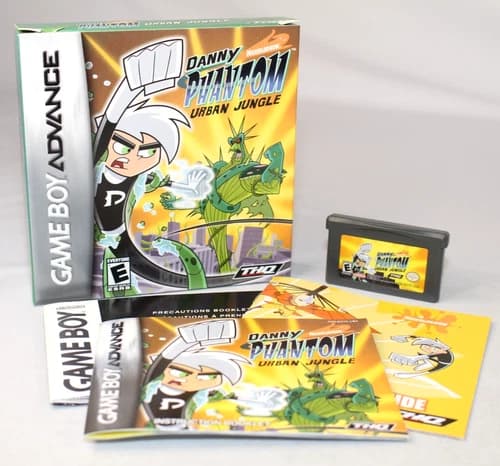 Danny Phantom: Urban Jungle GBA Complete CIB! Great Condition w/ Rare Insert!