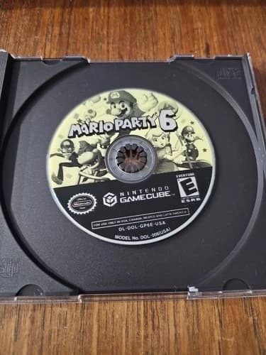 Mario Party 6 (Nintendo GameCube, 2004) Disc Only Doesn't Work