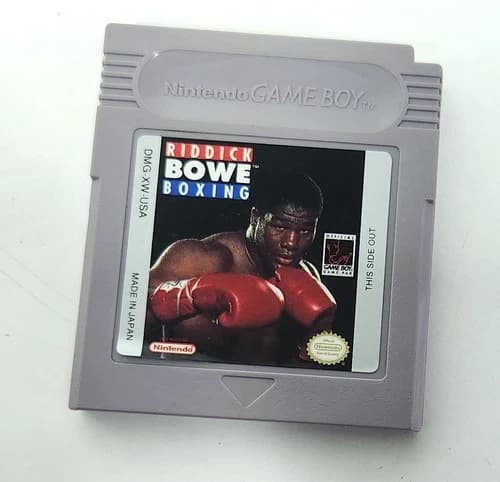 Riddick Bowe Boxing - Nintendo Game Boy, Color, Advance Game - Cart Only Genuine
