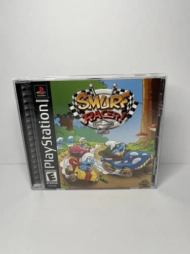 Smurf Racer (Sony PlayStation 1, 2001) PS1 CIB ~ Tested ~Clean Disc🔥🔥
