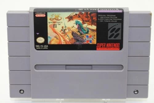 Ys III: Wanderers From Ys Super Nintendo SNES Authentic Tested Saves