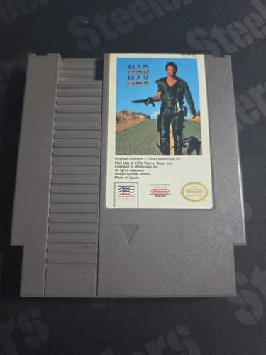 Mad Max - 1990 NES Nintendo Game - Cart Only - TESTED!
