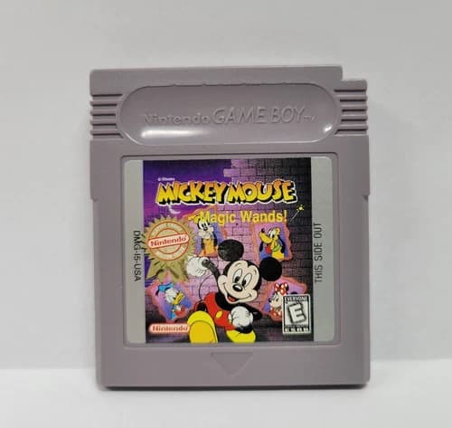 Disney's Mickey Mouse: Magic Wands, Nintendo Game Boy(1998)Tested/Working