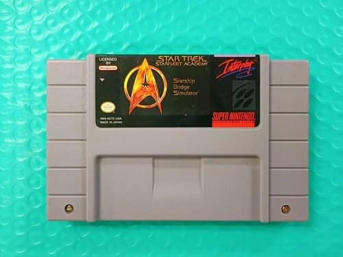 Star Trek: Starfleet Academy Starship Bridge Simulator (Super Nintendo) Works+