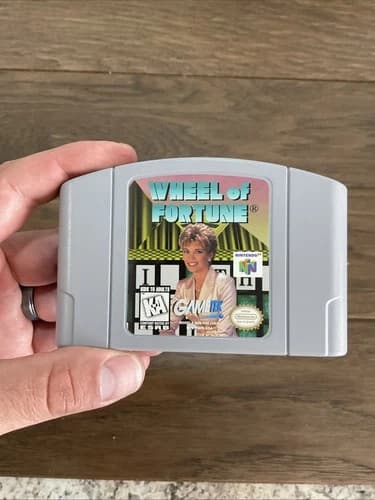 Wheel of Fortune (Nintendo 64, 1997) N64 Game Cart Only Authentic Tested