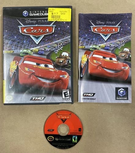 Disney Pixar Cars Nintendo GameCube (2006) Complete CIB