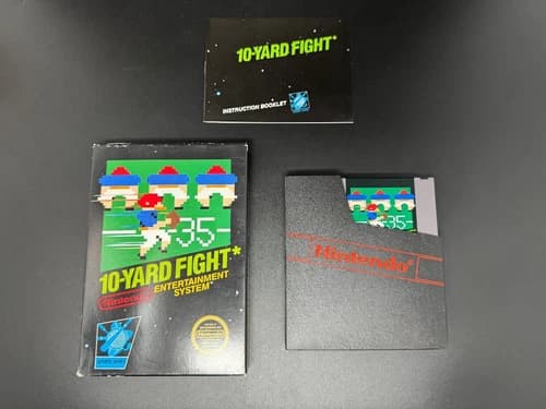 10-Yard Fight (Nintendo NES) *COMPLETE IN BOX - CLEANED & TESTED - AUTHENTIC*