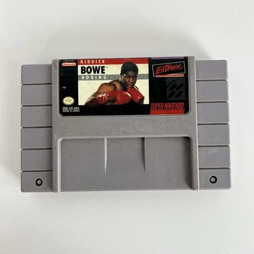 Riddick Bowe Boxing (Super Nintendo Entertainment System, 1994) SNES