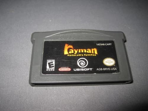 Nintendo Gameboy Advance RAYMAN HOODLUM'S REVENGE Game Genuine Tested & Working