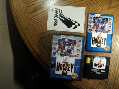 NHLPA Hockey 93 (Sega Genesis, 1992) Complete