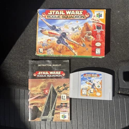 Star Wars: Rogue Squadron 1998 CIB Complete In Box Authentic N64 Nintendo 64