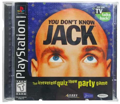 You Don't Know Jack (Sony PlayStation 1, 1999) PSX Tested CIB