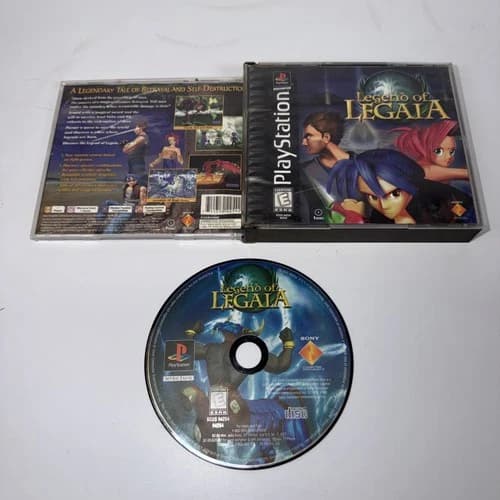 Legend of Legaia Sony PlayStation 1, 1999 PS1 Black Label