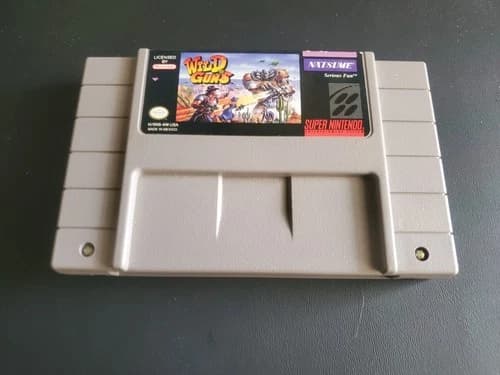 Wild Guns (Super Nintendo SNES, 1995) Cart Only Authentic, Tested & Working