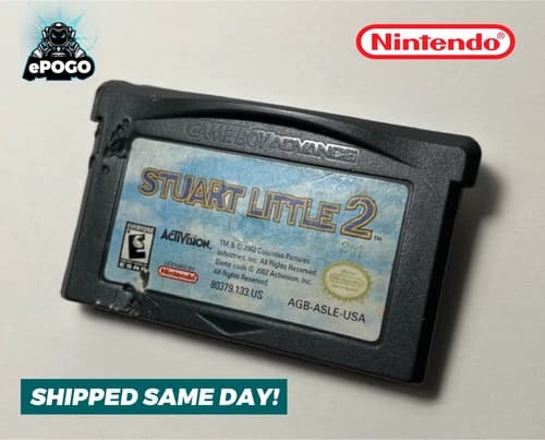 Stuart Little 2 (Game Boy Advance, GBA, DS Lite) Nintendo AUTHENTIC TESTED 🛹