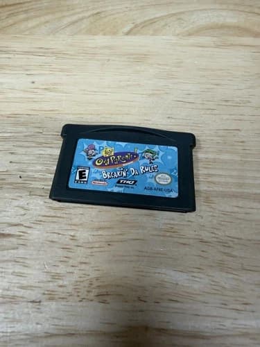 The Fairly Odd Parents Breakin Da Rules (Nintendo Gameboy Advance) GBA Authentic