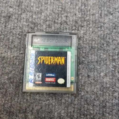 Spider-Man (Nintendo Game Boy Color, 2000) GBC Tested & Working