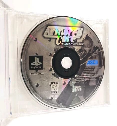 Armored Core: Project Phantasma (Sony PlayStation 1, 1998) PS1 Disc Only, Tested