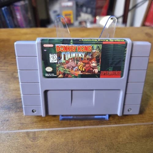 Donkey Kong Country Super Nintendo SNES Nintendo Platformer Game Cartridge