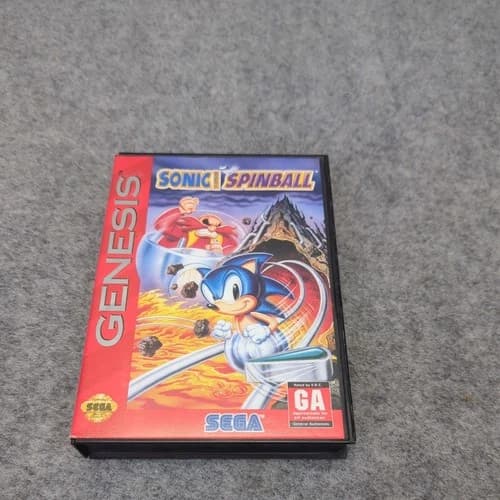 Sonic Spinball (Sega Genesis, 1993) CIB Complete