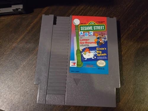 Sesame Street ABC (Nintendo Entertainment System, 1989) NES Game Cart Only