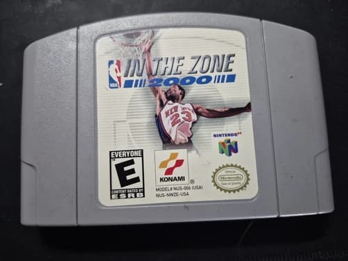 NBA In The Zone 2000 - N64 - Cleaned & Tested!