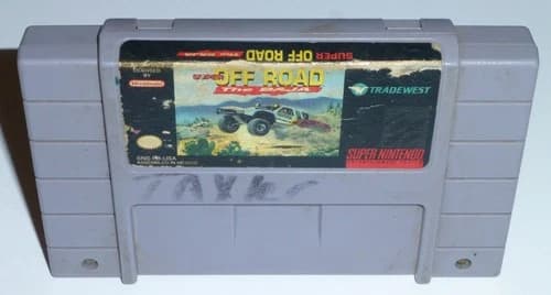 Super Off Road the Baja (Super Nintendo SNES Authentic) Cleaned Tested Working