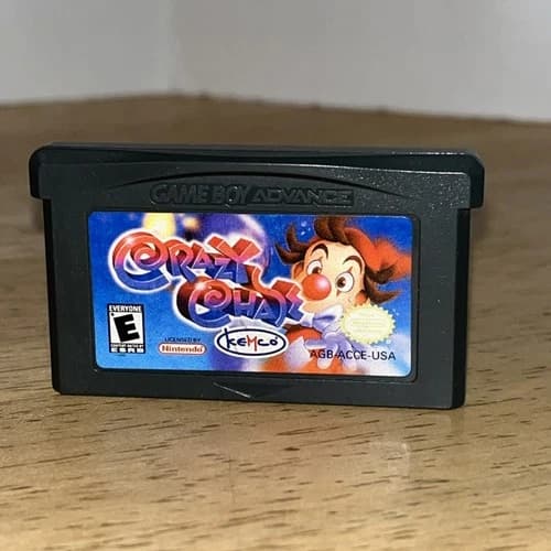 Crazy Chase Kid Klown Nintendo Game Boy Advance GBA Authentic Game Cart Tested