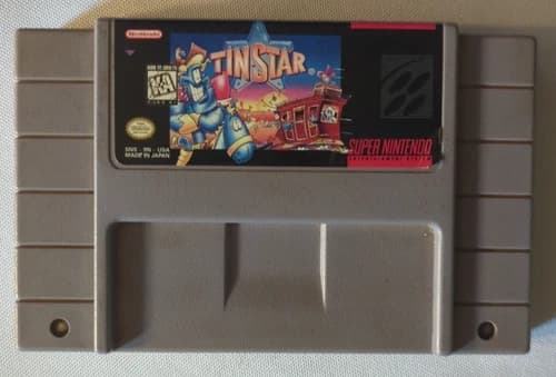 Tin Star (Super Nintendo, 1994) Cartridge Only, Tested/Working
