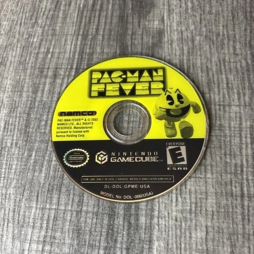 Pac-Man Fever (Nintendo GameCube, 2001) Disc Only Tested Working