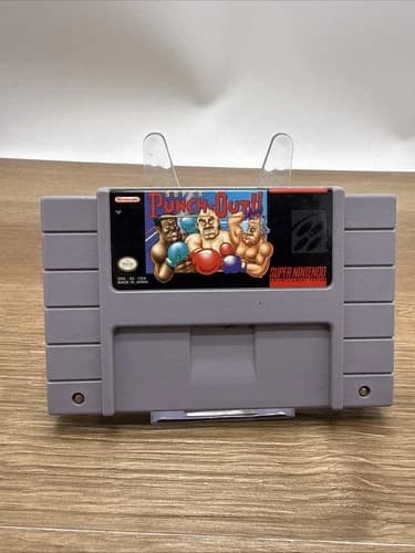 Super Punch-Out Super Nintendo SNES Nintendo Boxing Video Game Cartridge Tested