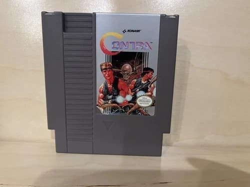 Contra (Nintendo NES) Authentic Cartridge Only Tested & Working Original Owner