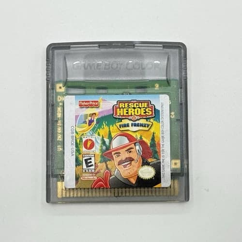 Nintendo Game Boy Color Rescue Heroes Fire Frenzy Authentic Tested Working 2000