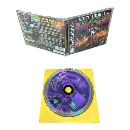 Sony PlayStation 1 PS1 CIB Complete TESTED Steel Harbinger CF