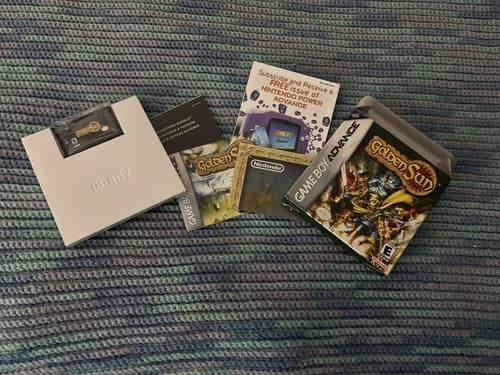 Golden Sun for Game Boy Advance Complete In Box With Map - GBA Nintendo