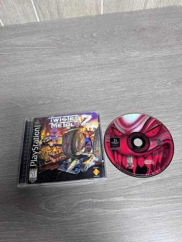 Twisted Metal 2 PlayStation 1 Video Game PS1 Vehicular Combat Multiplayer