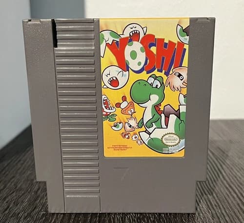 Yoshi - Nintendo Entertainment System NES Cartridge - Tested Works Authentic