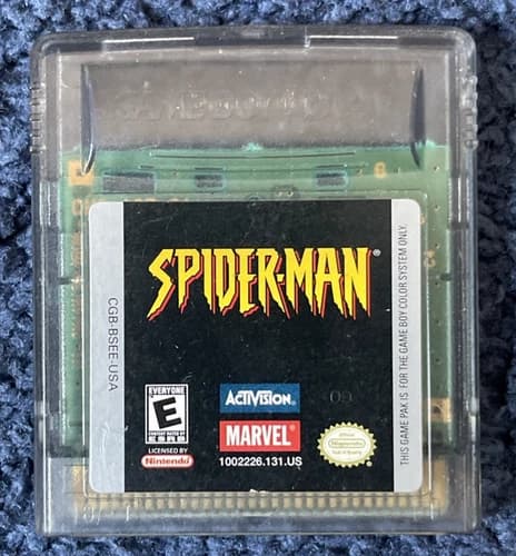 Spider-Man (Nintendo Game Boy Color, 2000) Cartridge Only | Tested & Working