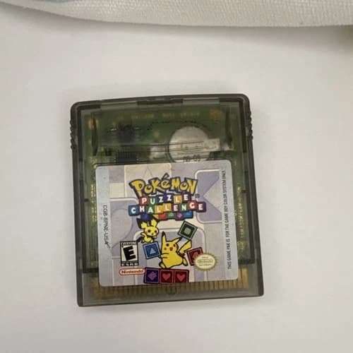 Pokemon Puzzle Challenge Nintendo Game Boy Color Puzzle E Rated NTSC-U/C 2000