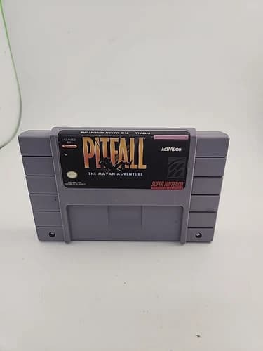 Pitfall The Mayan Adventure (Super Nintendo) SNES game Cart Only Works