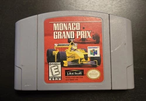 Monaco Grand Prix Nintendo 64 Game