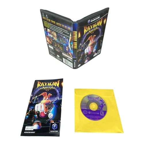 Nintendo GameCube NGC CIB COMPLETE TESTED Rayman Arena